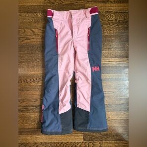 Helly Hansen Kids Two-Tone Pink and Dark Gray Bottoms